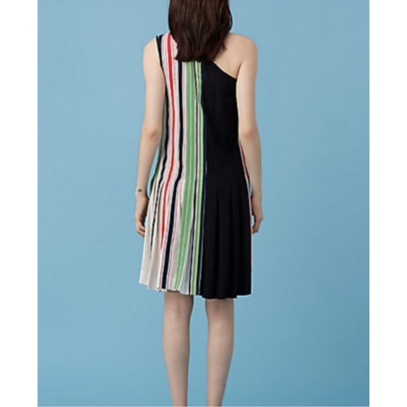 Diane Von Furstenberg Pleated Ribbon Dress - Picture 3 of 8